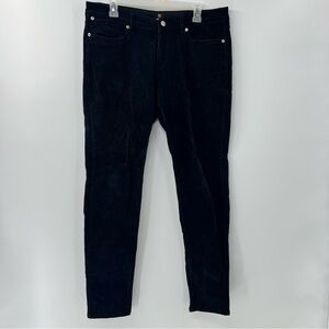 Woods Classics Corduroy Pants Mens 32 Black Tapered 100% Cotton Vintage 90s